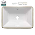 American Standard 0483.000 Estate 19-3/4" Undermount Vitreous China Bathroom Sink with Overflow - Linen
