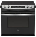 GE 30 in. 5 Burner Element Drop-in Electric Range with Self-Cleaning Oven in Stainless Steel JD630STSS