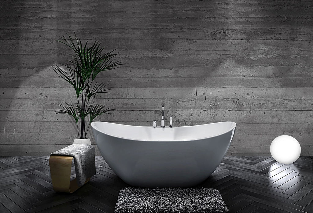 A&E Bath and Shower Contemporary Freestanding Bathtub Turin-NF