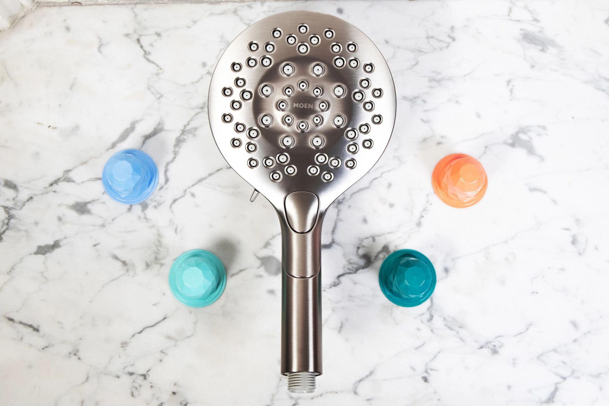 Moen IN208C2SRN Aromatherapy Combination Shower in Spot Resist Brushed Nickel With INLY Capsule Starter Pack Plus