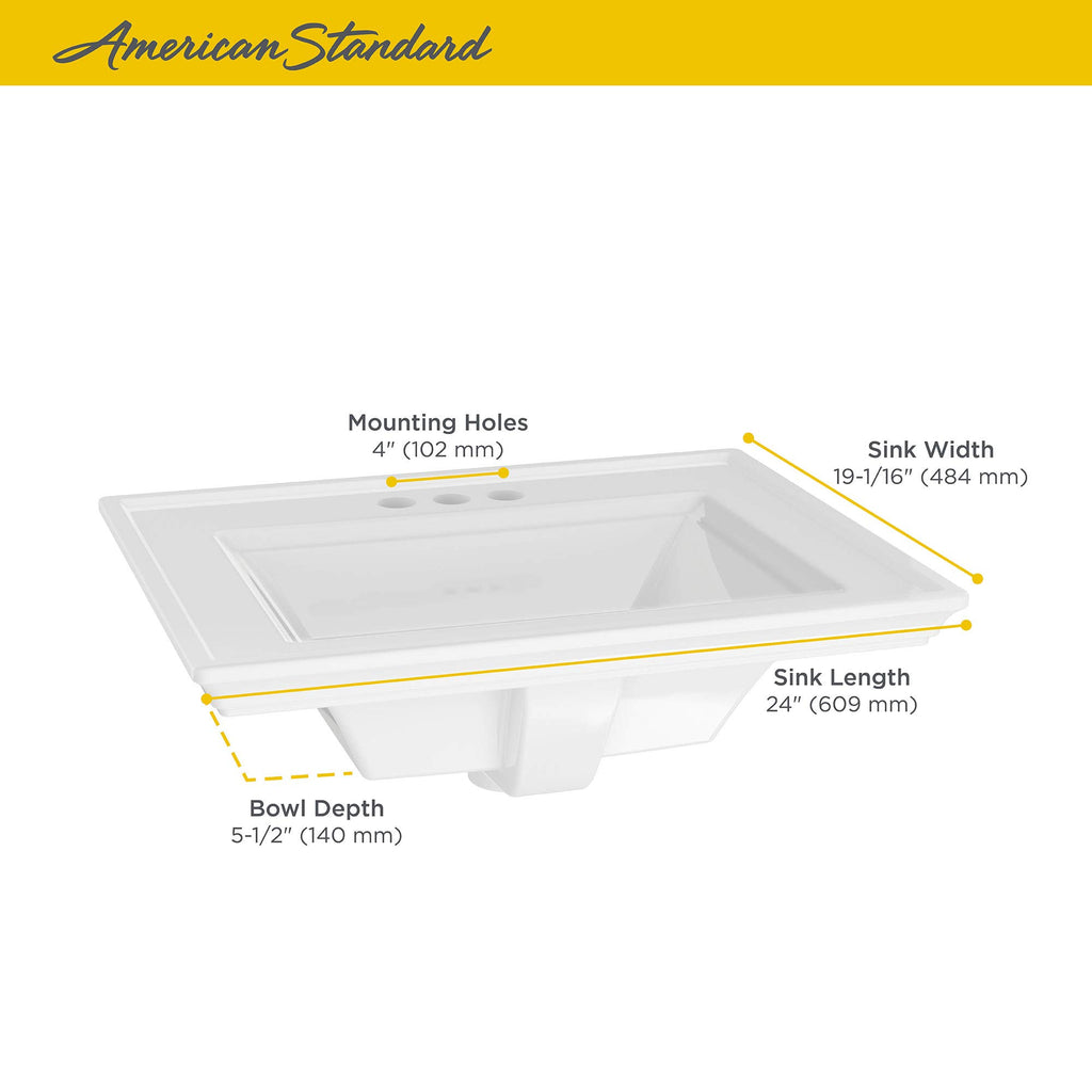 American Standard 1203001.020 Town Square S Countertop Sink