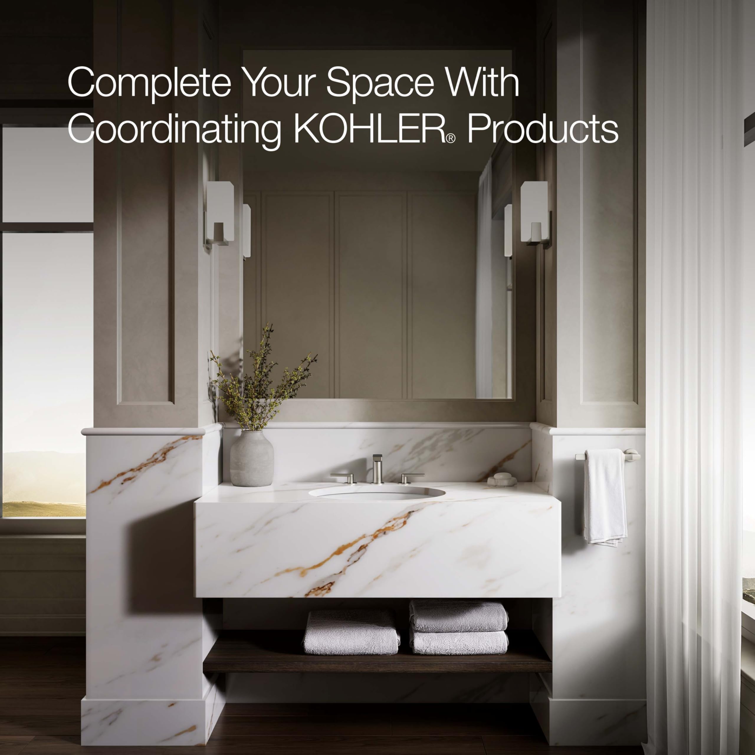 Kohler K-21782 Artifacts 17-5/16" Oval Vitreous China Undermount Bathroom Sink with Overflow -