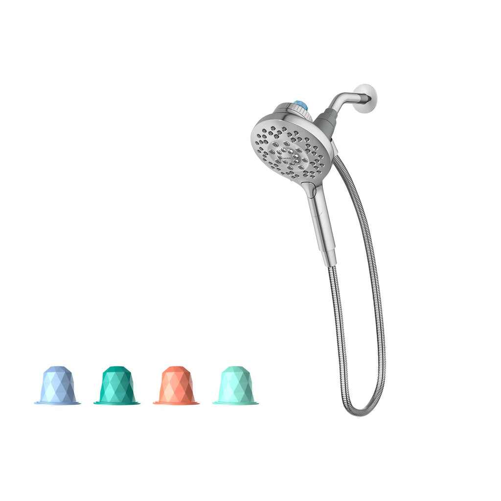 Moen IN208C2SRN Aromatherapy Combination Shower in Spot Resist Brushed Nickel With INLY Capsule Starter Pack Plus