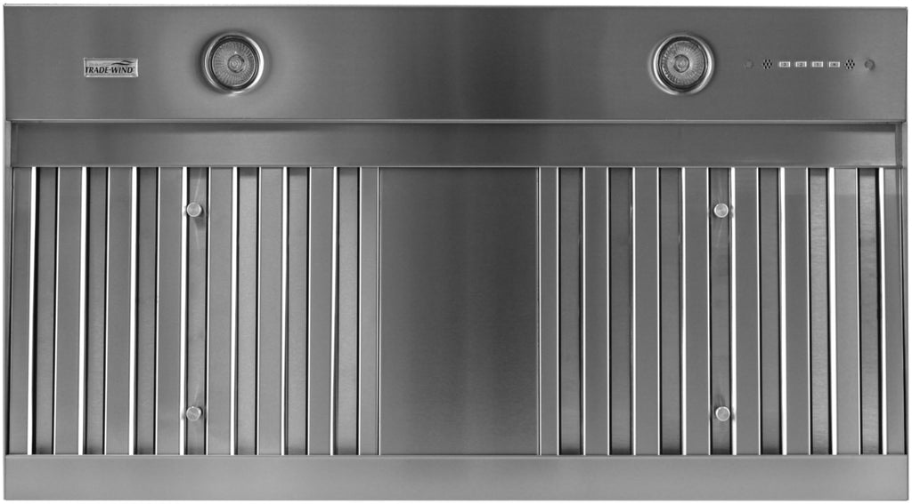 Trade-Wind VSL44212RC VSL400 Series 1,200 CFM 42 Inch Wide Range Hood Insert with Remote and LED Lighting - Stainless Steel