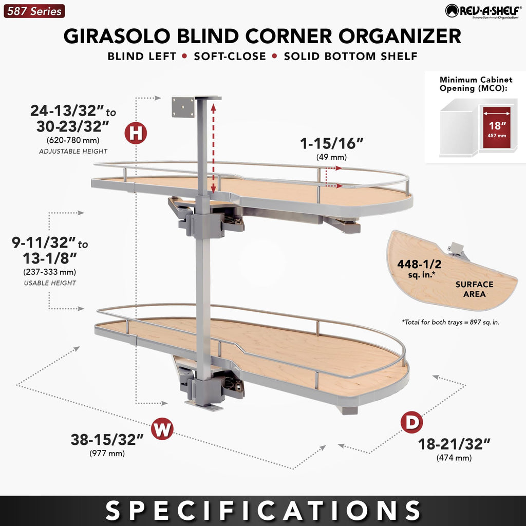 Rev-A-Shelf 18 inches