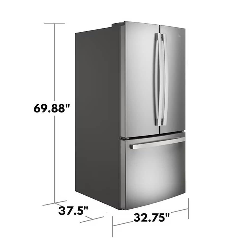 GE 24.7 cu. ft. French Door Refrigerator in Fingerprint Resistant Stainless Steel, Energy Star
