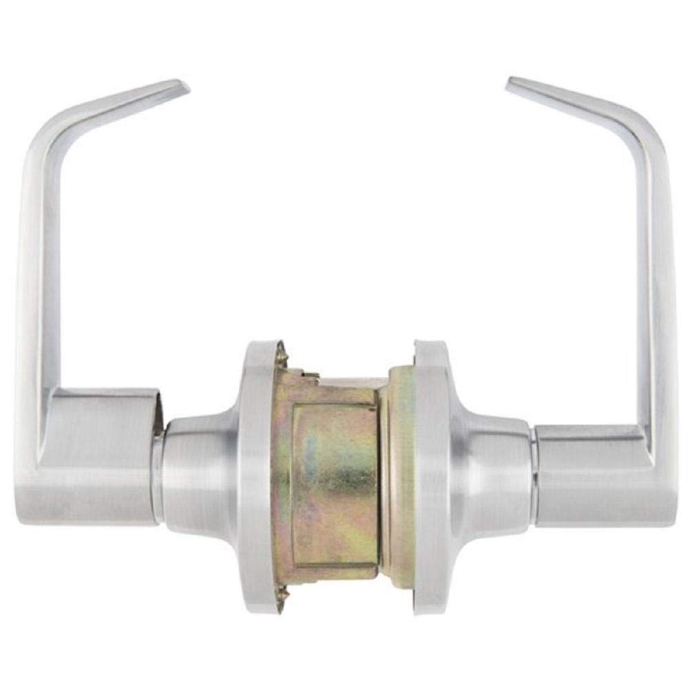 Universal Hardware Commercial 2-3/4 in. Satin Chrome Standard Duty Storeroom Lever