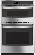 GE PK7800SKSS Electric Combination Wall Oven, Solid Black