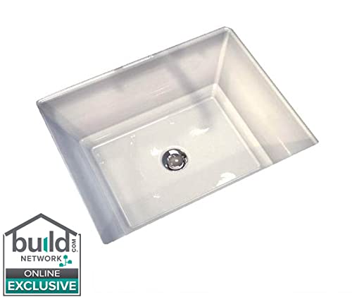 American Standard 0483.000 Estate 19-3/4" Undermount Vitreous China Bathroom Sink with Overflow - Linen