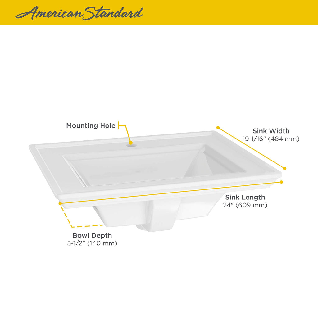 American Standard 1203001.020 Town Square S Countertop Sink