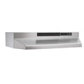 Broan-NuTone F402401 Exhaust Fan for Under Cabinet Two-Speed Four-Way Convertible Range Hood Insert with Light, 24-Inch, White