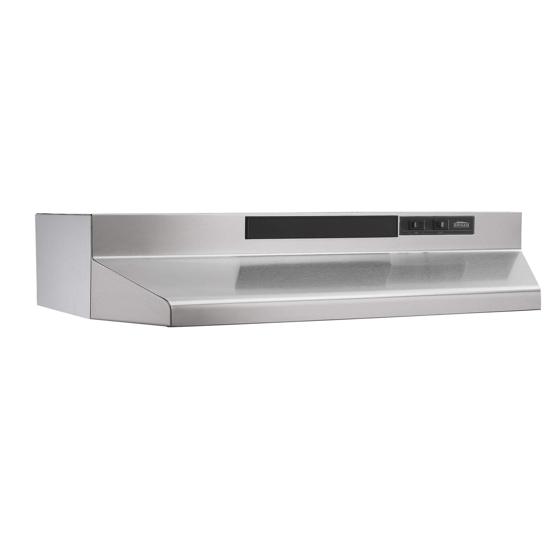 Broan-NuTone F402401 Exhaust Fan for Under Cabinet Two-Speed Four-Way Convertible Range Hood Insert with Light, 24-Inch, White