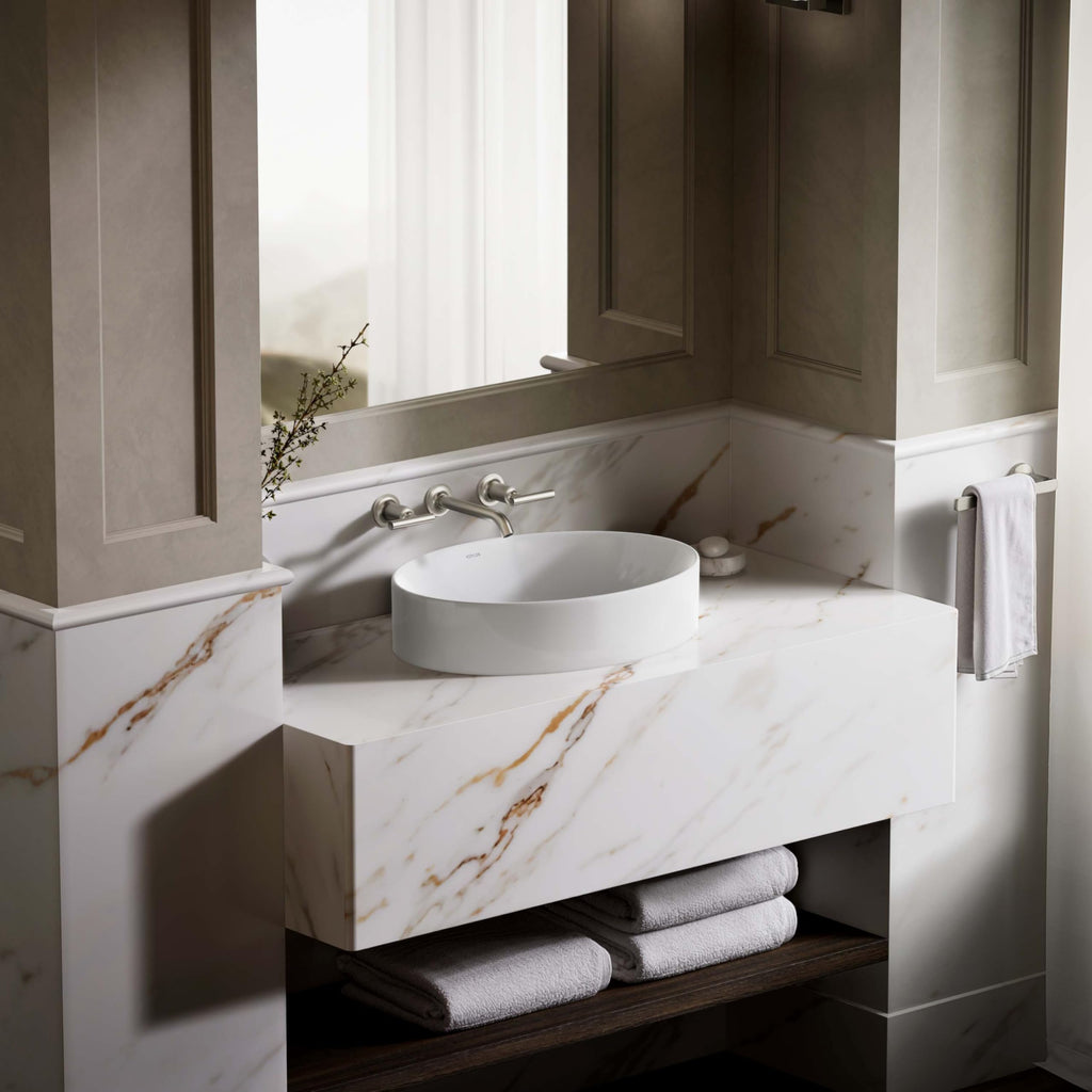 Kohler K-99183 Vox 20" Vessel Vitreous China Bathroom Sink with Overflow -