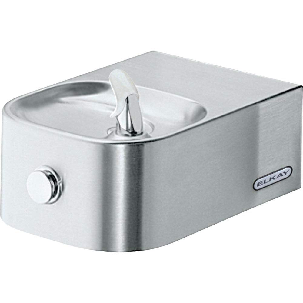 Elkay EDFP214C Soft Sides Single Fountain Non-Filtered Non-Refrigerated, Stainless