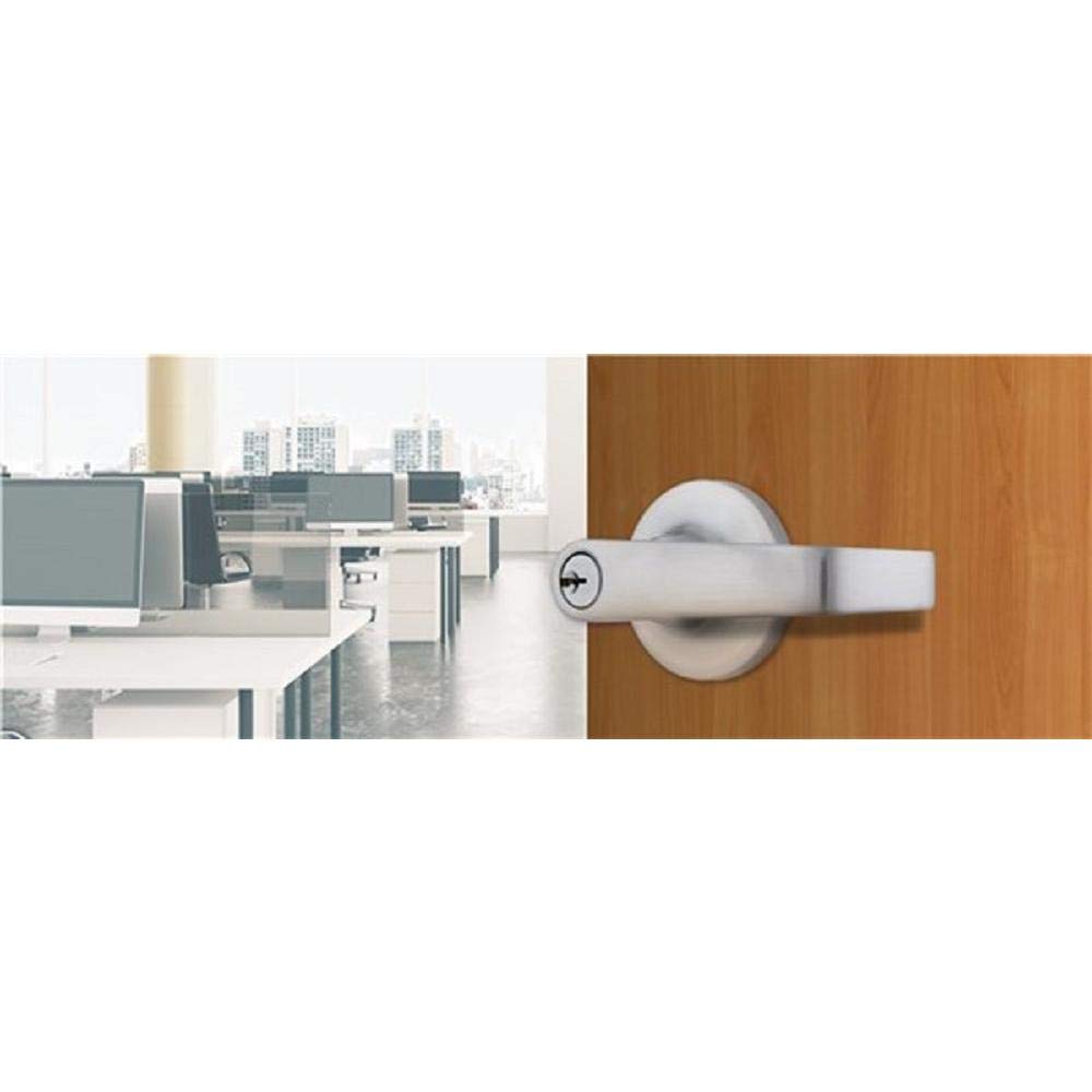 Universal Hardware Commercial 2-3/4 in. Satin Chrome Standard Duty Storeroom Lever