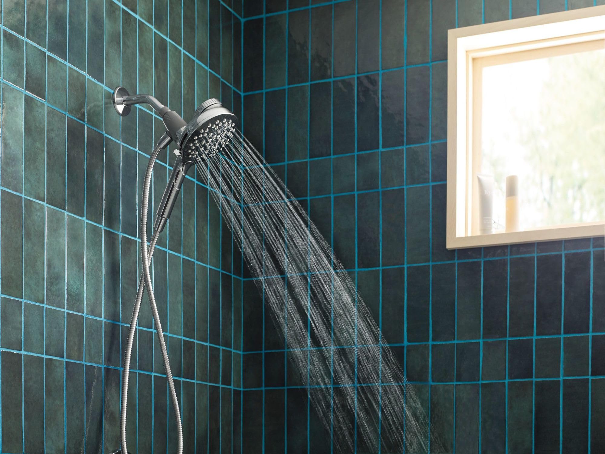Moen IN208C2SRN Aromatherapy Combination Shower in Spot Resist Brushed Nickel With INLY Capsule Starter Pack Plus