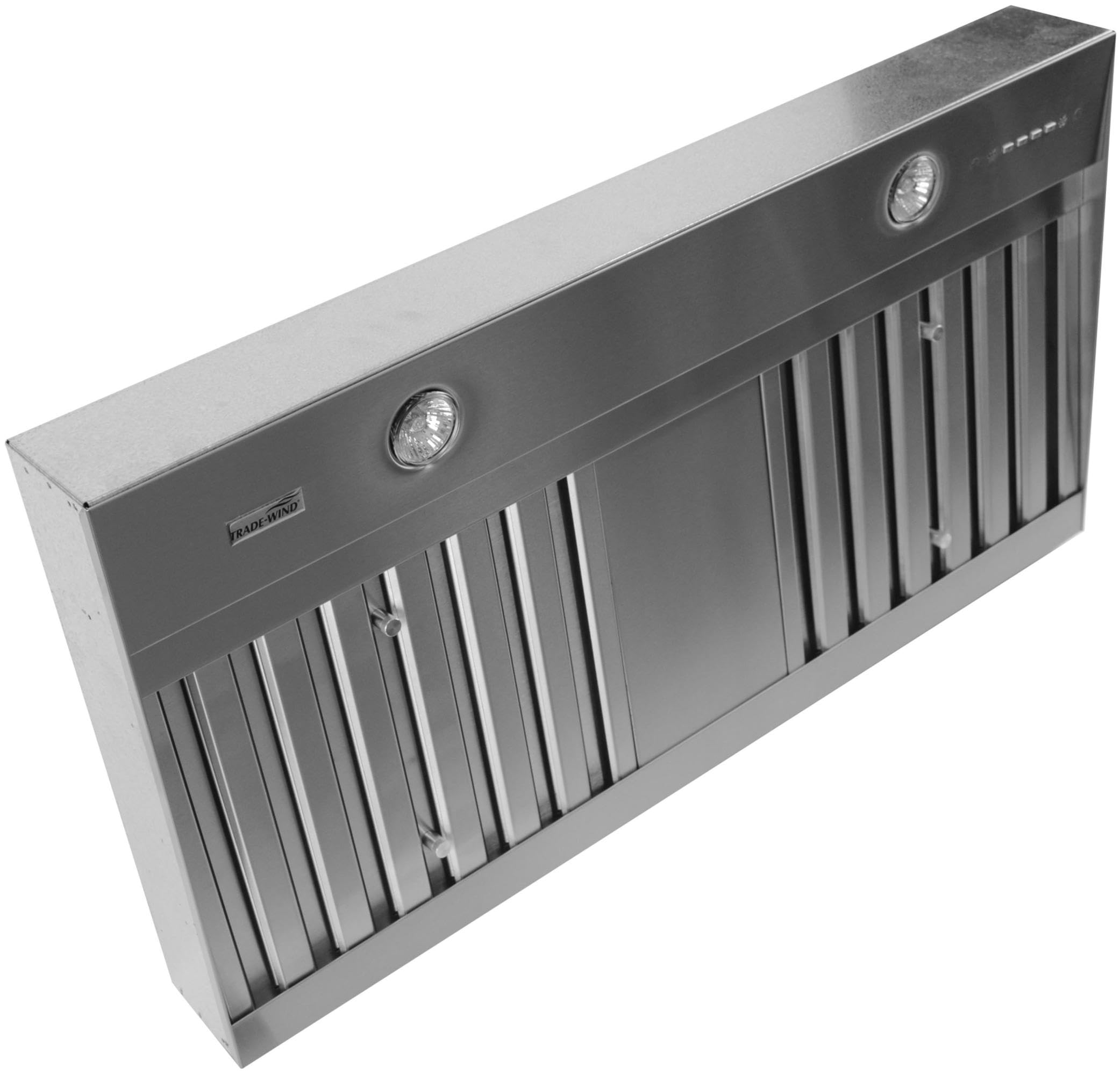 Trade-Wind VSL44212RC VSL400 Series 1,200 CFM 42 Inch Wide Range Hood Insert with Remote and LED Lighting - Stainless Steel