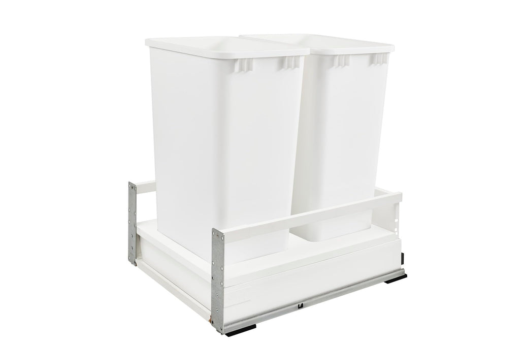 Rev-A-Shelf Tandem Pullout Waste Container w/Soft-Close