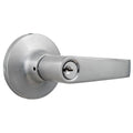 Universal Hardware Commercial 2-3/4 in. Satin Chrome Standard Duty Storeroom Lever