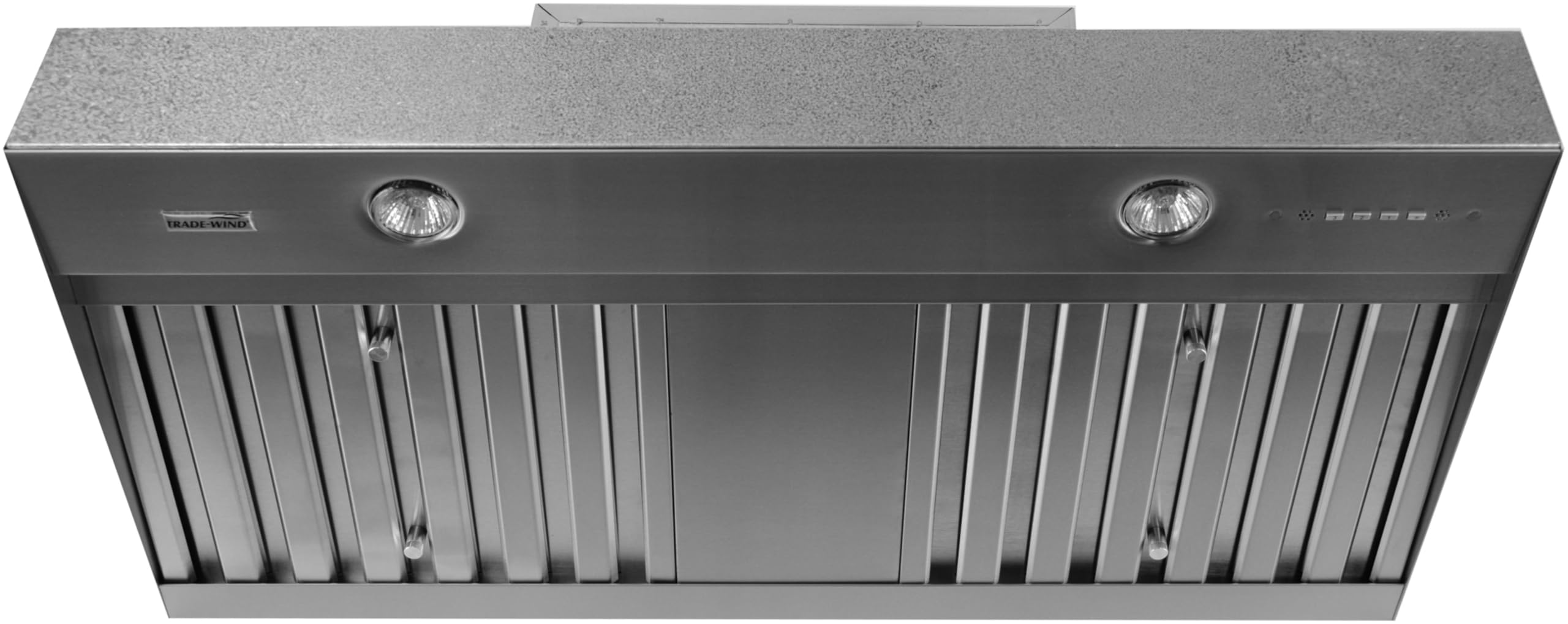 Trade-Wind VSL44212RC VSL400 Series 1,200 CFM 42 Inch Wide Range Hood Insert with Remote and LED Lighting - Stainless Steel