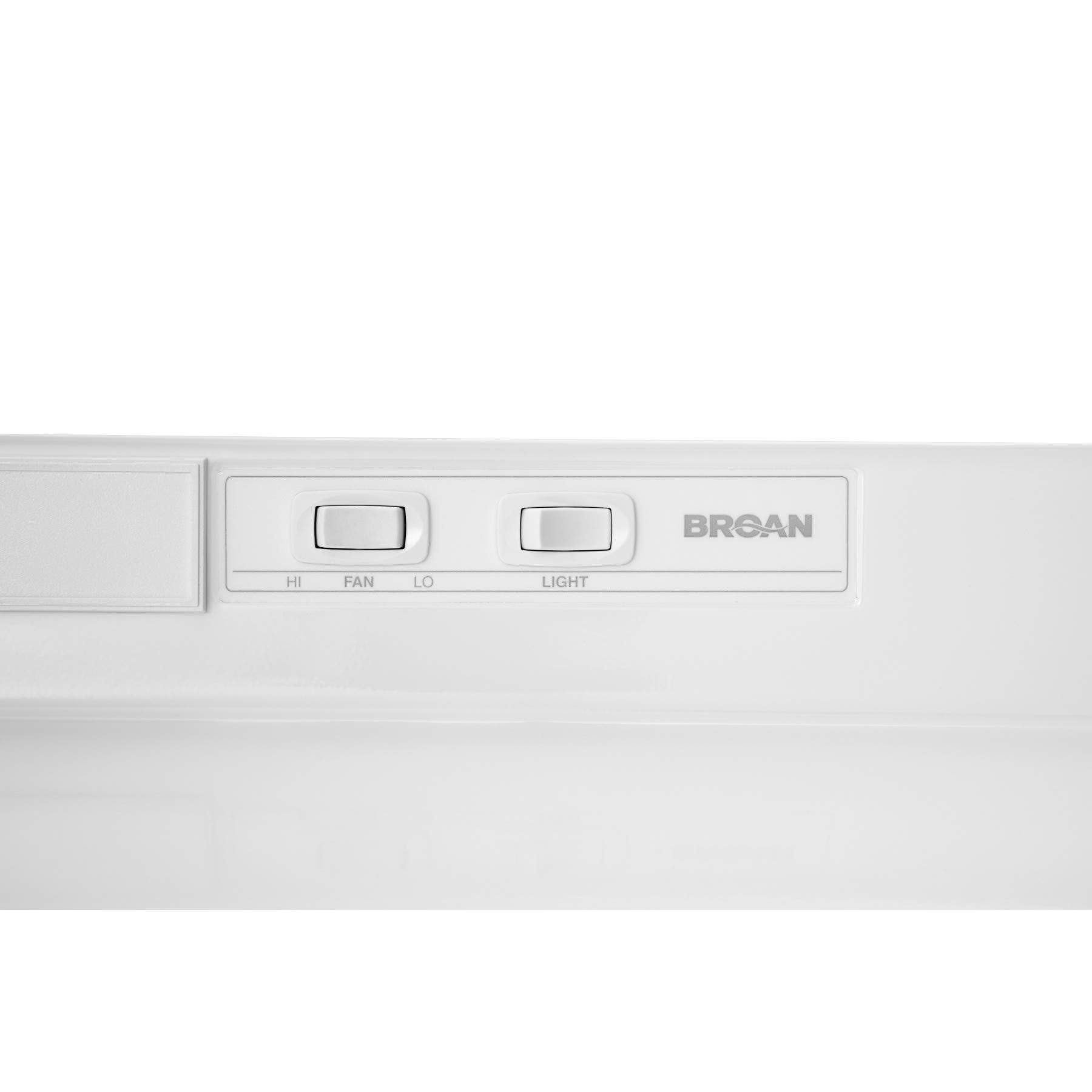 Broan-NuTone F402401 Exhaust Fan for Under Cabinet Two-Speed Four-Way Convertible Range Hood Insert with Light, 24-Inch, White