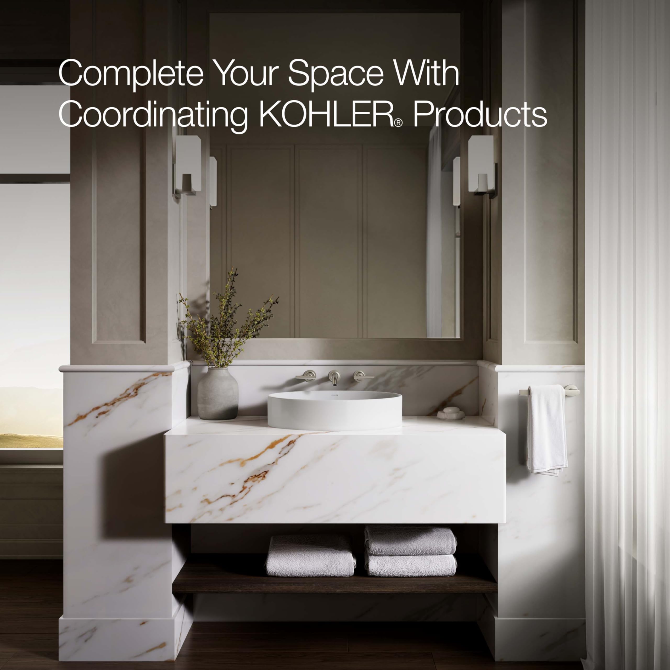 Kohler K-99183 Vox 20" Vessel Vitreous China Bathroom Sink with Overflow -